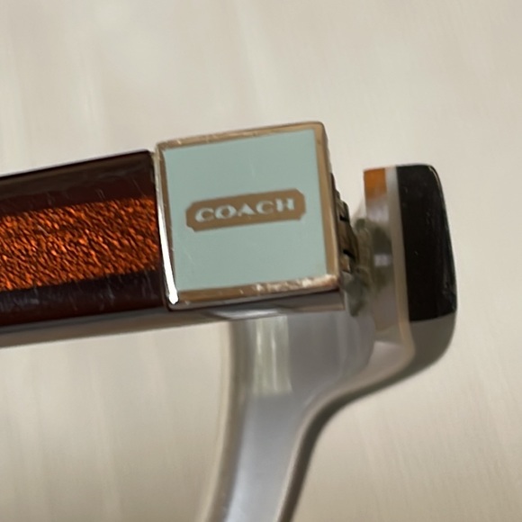 Coach Maple Brown signature pattern frames RX glasses - Picture 9 of 11